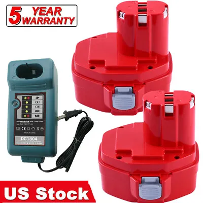 14.4V 3.6Ah Replacement For Makita Battery / Charger 1420 1422 1433 1434  192699 • $19