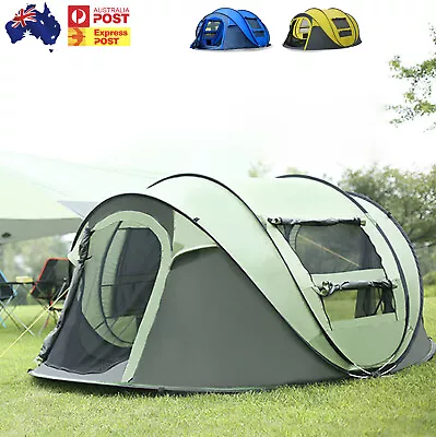 Automatic Tent Multi-person Camping Tent Outdoor Instant Hiking Beach Tent • $88.89