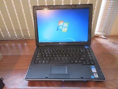 Retro Gateway E-265M Laptop Computer Core 2 Duo 1.8GHz 4GB 250GB Windows 7 Pro • $54.99