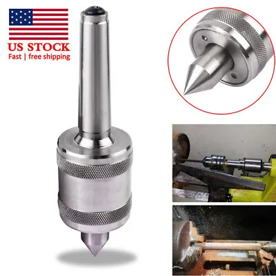 MT2 Live Center Morse Taper Triple Bearing Spindle Lathe Milling CNC Chuck Tool • $26.90