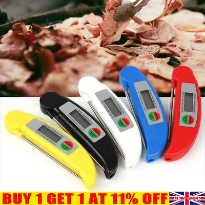 £2.99 • Buy Digital Food Probe Thermometer Temperature Meter LCD Kitchen Cooking BBQ Meat UK
