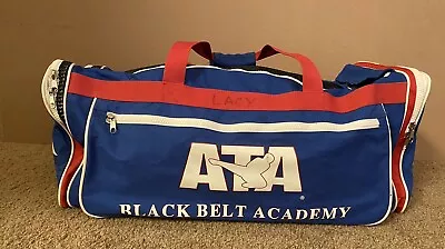 Vintage ATA Duffel Gear Bag Black Belt Academy  • $49.99