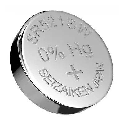 Seiko Seizaiken 379 SR521SW SR63 Silver Oxide Watch Batteries [Use By Date 2026] • £1.78