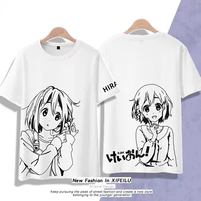 Anime K-ON! Cosplay Summer Casual Short Sleeve T-shirt Tee Shorts Sets Unisex • $21.99