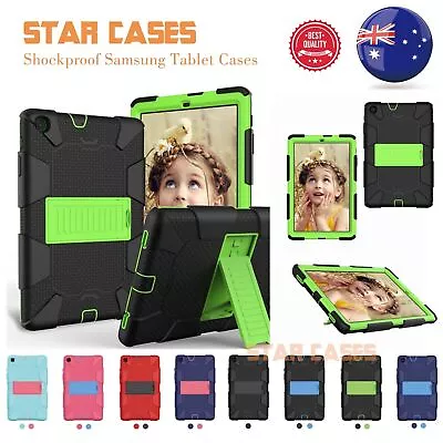 For Samsung Tab A8 X200 A7 A7 Lite Heavy Duty Shockproof Kids Stand Cover Case • $26.99