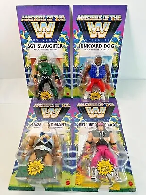 Masters Of The WWE Universe Wave 7 Complete Set Unpunched Cards (Brand New) • $157.86