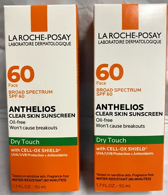La Roche-Posay Anthelios Sunscreen 2-Pack Clear Skin Fast Drying. • $17.99