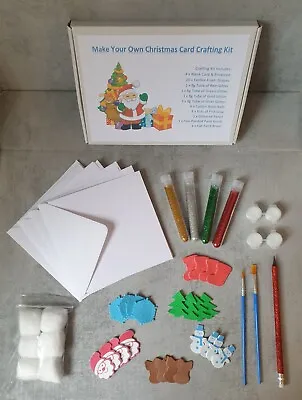 £9.99 • Buy Childrens Make Your Own Christmas Cards Crafting Kit Fun Activity For Kids