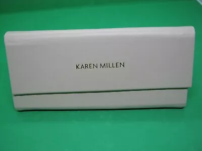 Karen Millen Glasses Sunglasses Case With Cloth Pink Triangular Folding Shape • £9.99