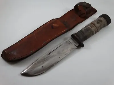 Vintage Cattaraugus 225Q Quartermaster Knife With Sheath • $89.99