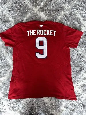 Fanatics NHL Montreal Canadiens Maurice Richard The Rocket T Shirt XL • $15