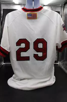 #29 Rawlings Jersey Harrisburg Senators Home White Size 48 Expos Patch D10662 • $69.99