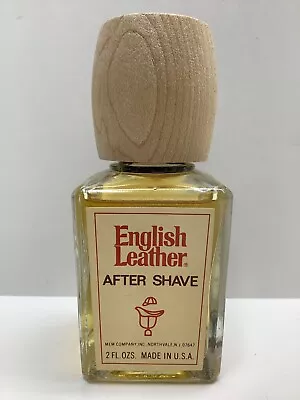 New Vintage English Leather After Shave For Men 2 Oz Splash By Mem USA • $19.99