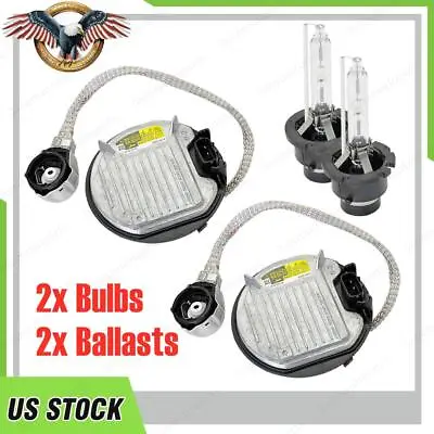 Pack Of 2 Hid Xenon Headlight Ballast 85967-08020 & Bulb For Toyota Lexus Subaru • $56.89