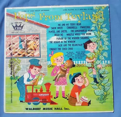 Vtg Lp Vinyl Record 33 1/3 Pops From Toyland Popular Kids Music • $6.50