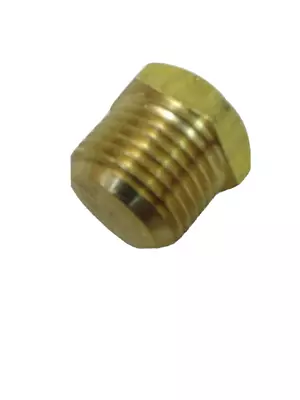 Solid Brass Plug 1/2 NPT Male Hex Head Solid Brass Made In USA • $5.25