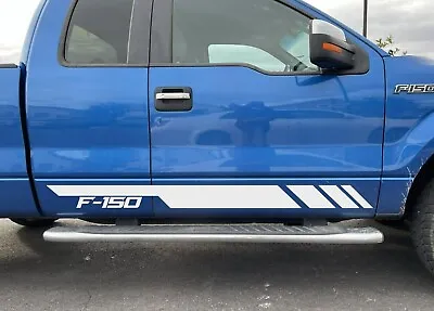 2X Ford F-150 Vinyl Door Body Racing Decals Stripes Stickers Vinyl Graphics • $23