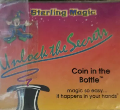 Coin In The Bottle - Coin Magic Trick - Sterling Magic • $7.19