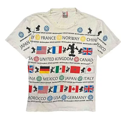 1990 Disney International EPCOT T-Shirt Size L • $30