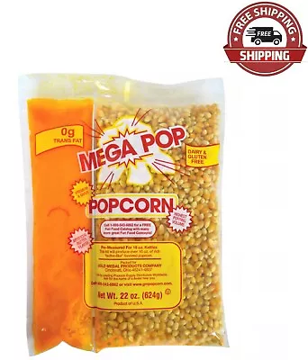 Gold Medal Mega Pop Corn Oil And Salt Kit (16 Oz. Kit 20 Ct.) • $63.40