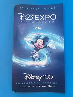 Disney D23 Expo 2022 Event Guide Booklet NEW!! • $9.99