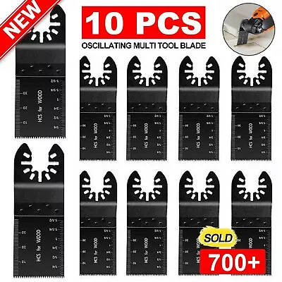 $12.99 • Buy 10 Pcs Oscillating Multi Tool Saw Blades Set Kit For Renovator Air Power Tools