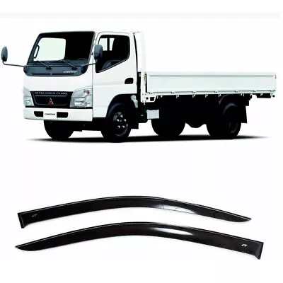 For Mitsubishi Canter 1990-03 Side Window Wind Visors Sun Rain Guard Deflectors • $119