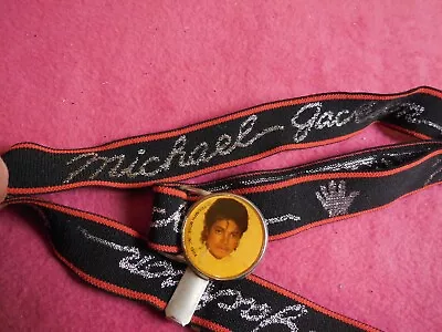 Z8 Vtg 1984 LEE JEANS Triumph Belt  MICHAEL JACKSON Buckle Original Vtg • $35.99