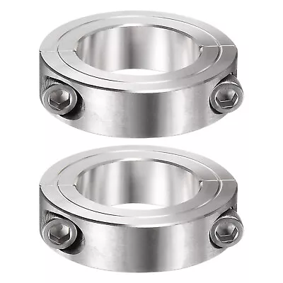 2pcs Shaft Collar For 1-5/8  Rod 2-5/8  OD 11/16  Double Split Axle Clamp-On • $37.89