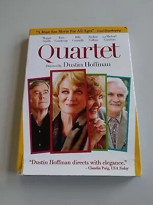Quartet (DVD 2013 Anamorphic Widescreen) PG-13 Comedy Dustin Hoffman NEW • $5.39