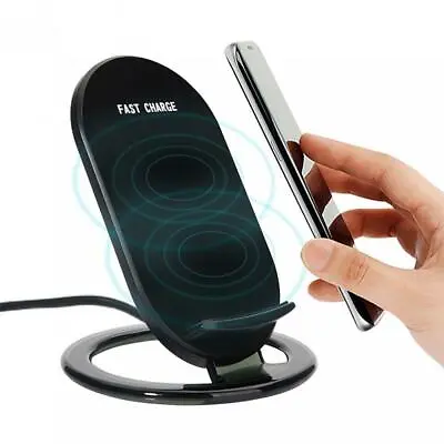WIRELESS CHARGER 15W FAST STAND DETACHABLE 2-COILS CHARGING PAD For SMARTPHONES • $31.65