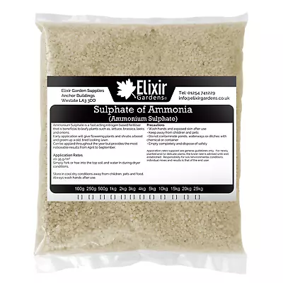 Ammonium Sulphate Fertiliser Grade 21-0-0 Supplied In Bags • £9.99