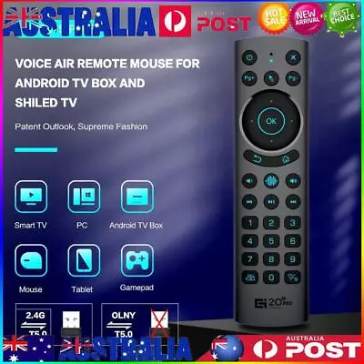 G20BTS PLUS Smart Voice Remote Control 2.4G RF Air Mouse Wireless For TV Box • $20.79