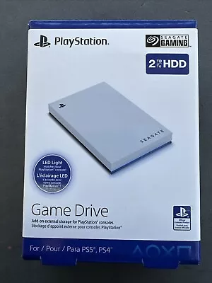 Seagate Game Drive For PS5 2TB External HDD - USB 3.0 Officially Licensed Blue • $80