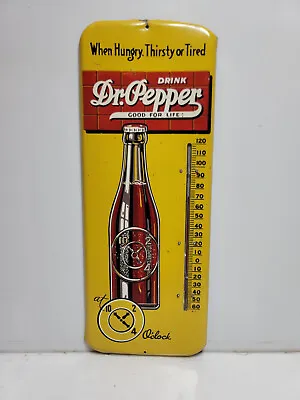 Vintage Dr Pepper Thermometer Sign • $999.99