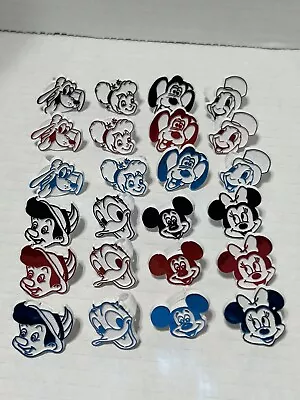 24 Vtg Disney Cartoon Toy Rings Plastic Gumball Prize Vending Machine Mickey • $40