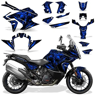 Dirt Bike Graphics Kit Decal Sticker Wrap For KTM 1290 Super Adventure S NW BL • $119.95