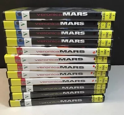 12 Veronica Mars Dvds Seasons 1; 2 And 3 X Library  • $12