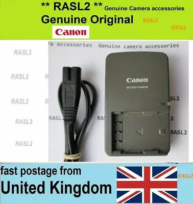 Genuine Canon Charger CB-2LWE For NB-2LH EOS 350D 400D Rebel Xt XTiPowerShot G7 • £19.95