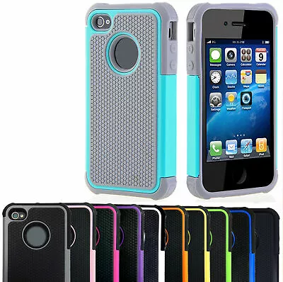 $1.95 • Buy Shockproof Case Tough Gel Cover For Apple IPhone 4 4s 5 5s SE 6 6S Plus 7