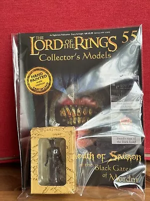 The Lord Of The Rings Collector’s Models Issue 55 MOUTH OF SAURON New With Mag • £11.50