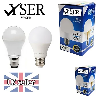 LED GLS Lamp Light Bulbs Warm Cool White BULB B22 E27  5W 7W 12W 15W 18W  • £2.48