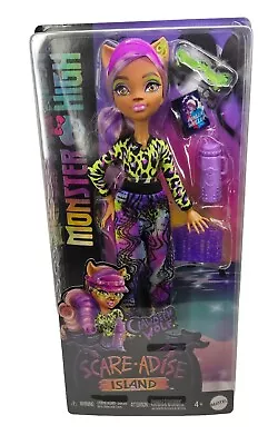 Monster High Scare-Adise Island Clawdeen Wolf Doll With Swimsuit Joggers NEW • $24.85