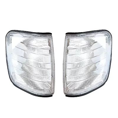 $28 • Buy 2Pcs Corner Light Turn Signal Cover For Mercedes Benz E-Class W124 1985-1995