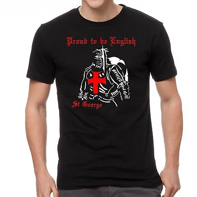 £8.49 • Buy St George Saint Proud To Be English England Patriot 23rd April Knight T-shirt