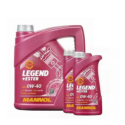 4+2L MANNOL VW 502/505 0W-40 Fully Synthetic Engine Oil ACEA A3/B3/B4 BMW LL-01 • £46.79