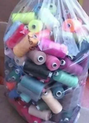 £13.65 • Buy 25 X 1000 Yards POLYESTER THREAD - MIXED/ASSORTED 25 Threads