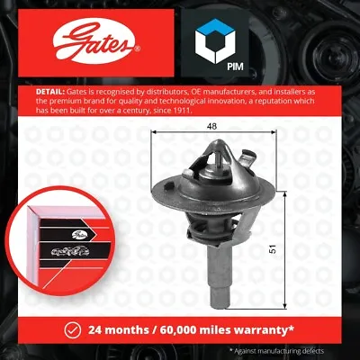 Coolant Thermostat TH38490G1 Gates 2712000015 2712030375 271203037502 2712030575 • $60.94