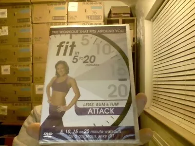 £2.99 • Buy Fit In 5 To 20 Minutes - Legs, Bum And Tum Attack (DVD) - New/Sealed