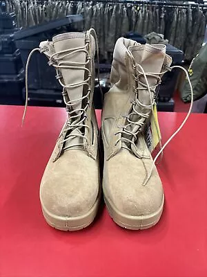 Military Desert Tan Hot Weather Military Boots 12.5W • $24.99